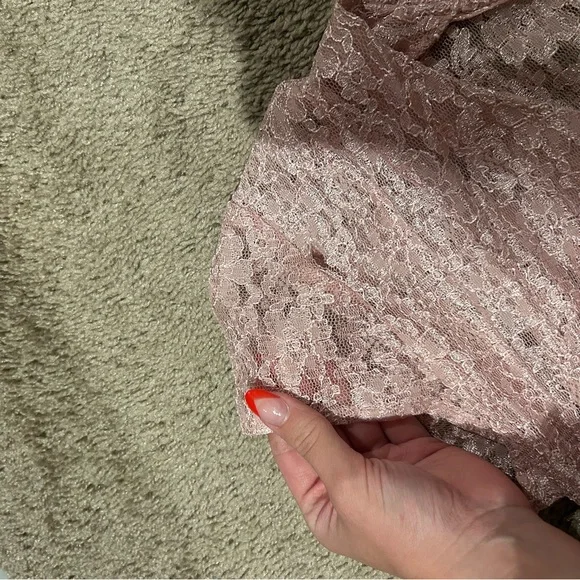 All that Jazz Blush Lace Midi Dress - Picture 2 of 6